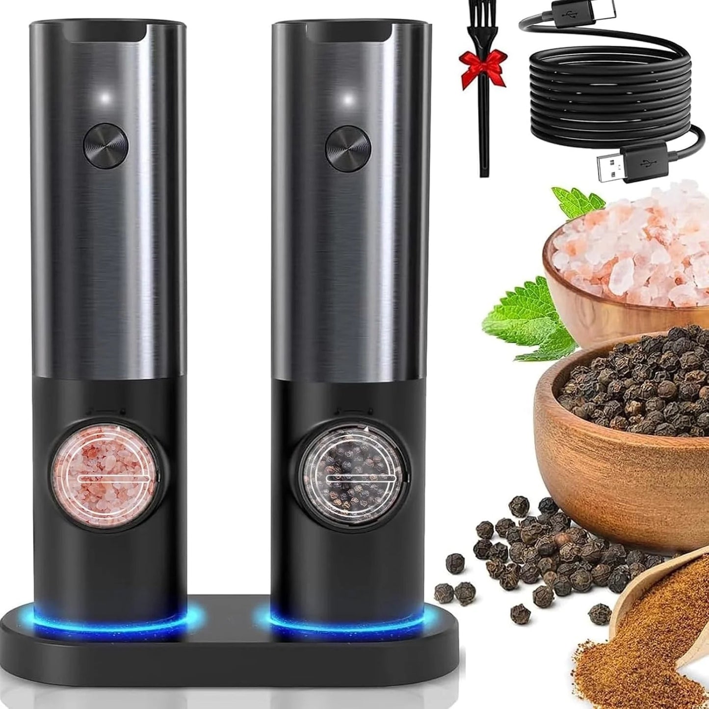 Premium Automatic Salt Pepper Grinder