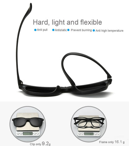 Premium Polarized Sunglasses with Magnetic Lenses