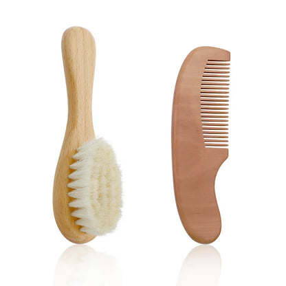 Gentle Baby Hair Brush and Comb Set