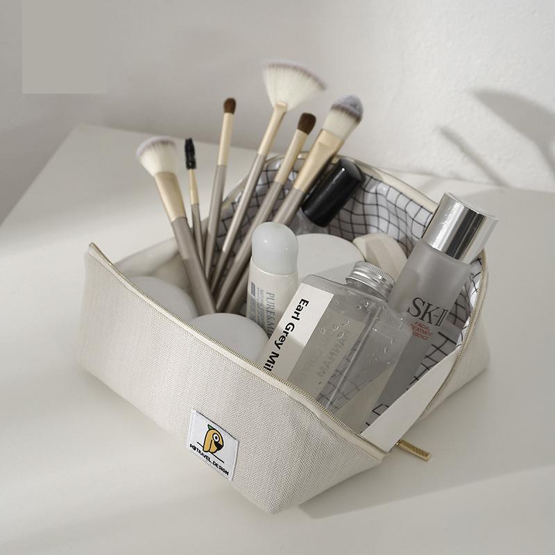 Large Spacious Water Resistant Makeup Bag