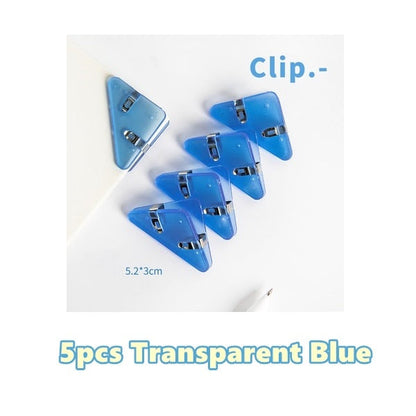 Colorful Page Triangle Bookmark Clip