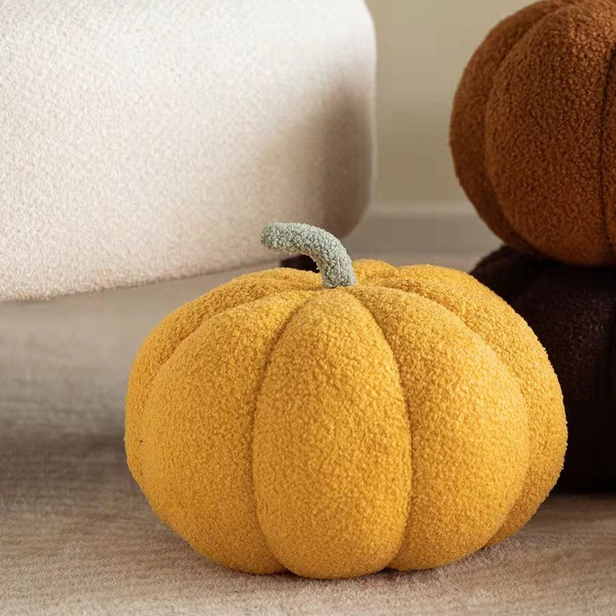 Soft Orange Fall Pillow