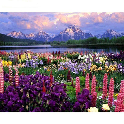 Colorful Floral Art Kit