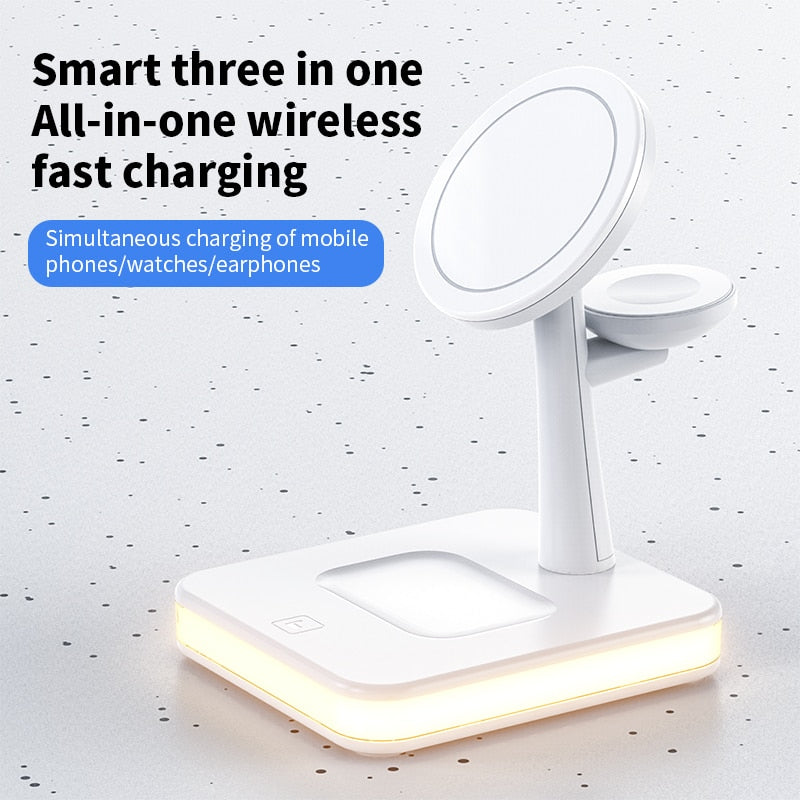 Compact Wireless Charging Desk Lamp
