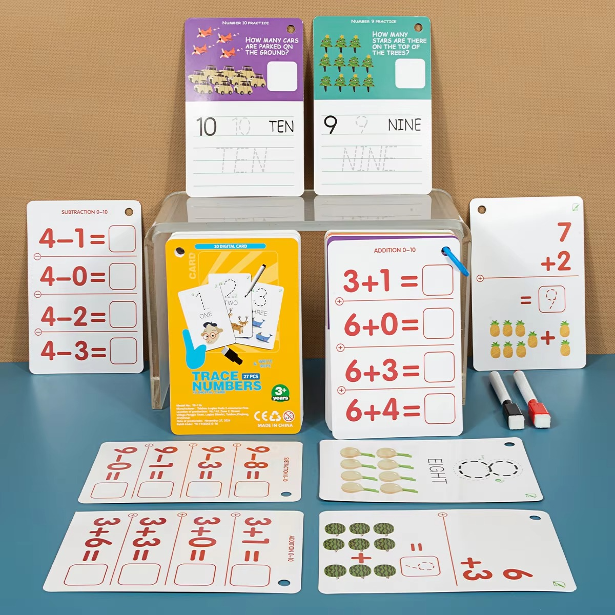 Washable Kids Alphabet Tracing Activity Book