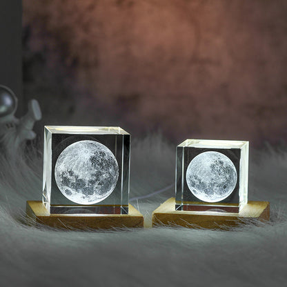 Colorful Glow Moon LED Night Light