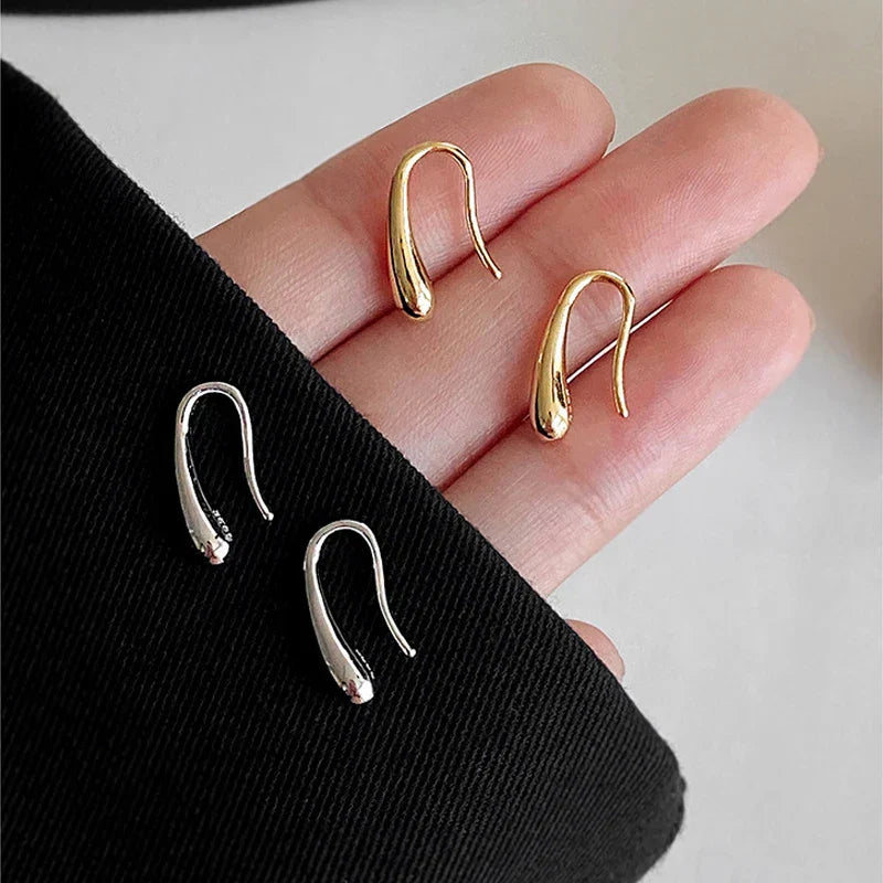 Delicate Sterling Silver Teardrop Earrings