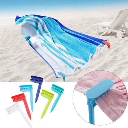 Colorful Pool Towel Clip Holders