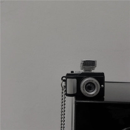 Retro Camera Flashlight Pendant Necklace