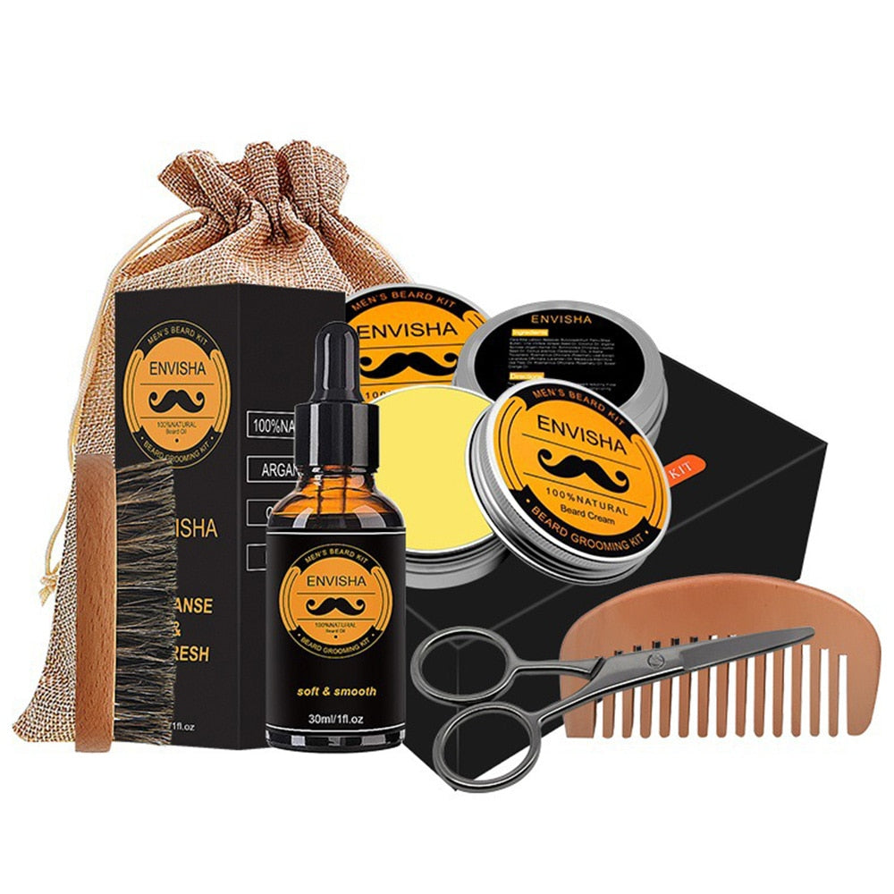 Natural Beard Care Set for Healthy Skin