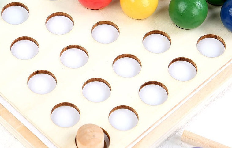 Colorful Wooden Learning Puzzle Board