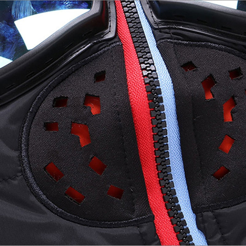 Warm Hooded Parka Jacket with Face Mask