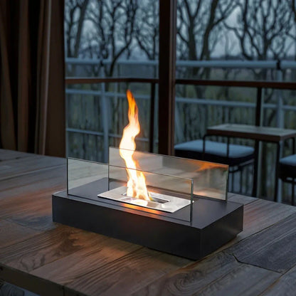 Realistic Flame Portable Tabletop Fire Pit