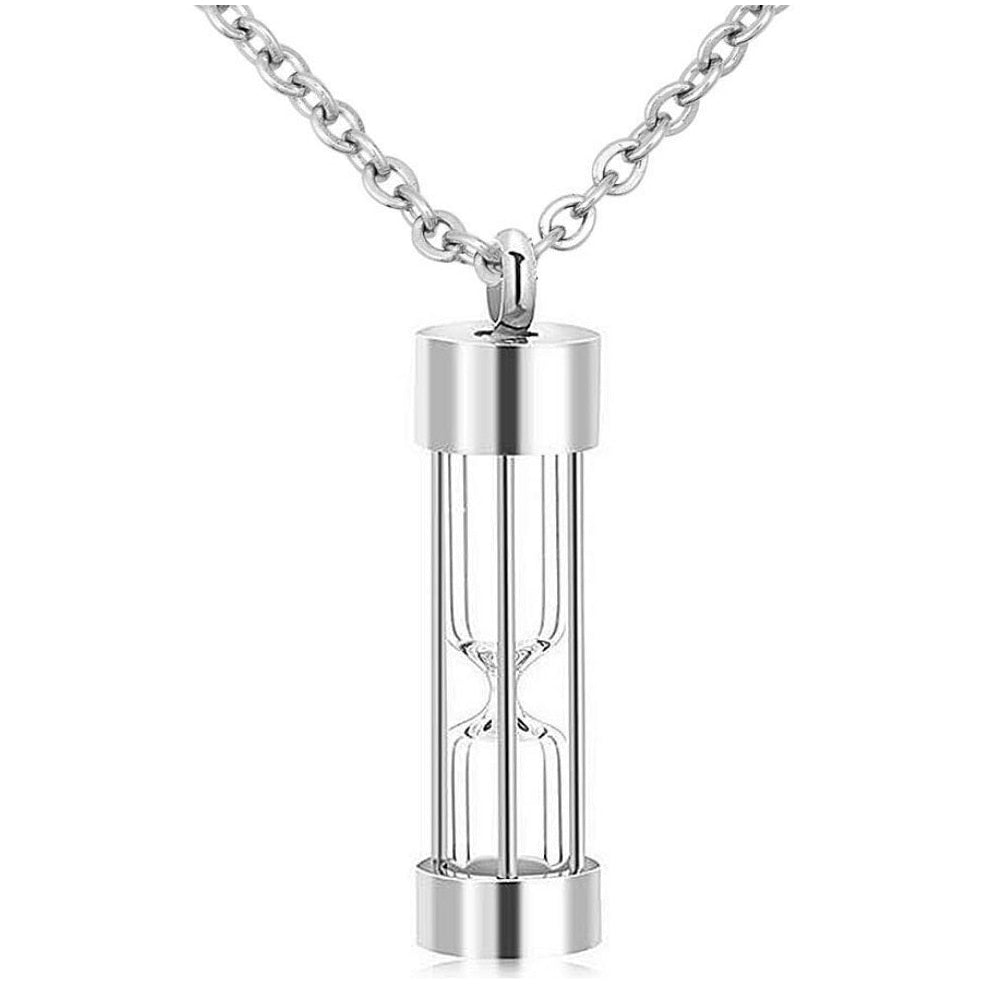 Timeless Sand Timer Glass Pendant
