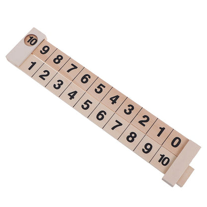 Fun Interactive Wooden Math Puzzle Toy