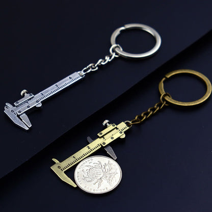 Compact Pocket Caliper Keychain Tool