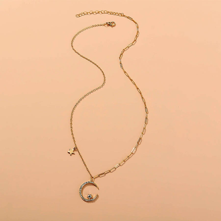 Beautiful Lunar Long Pendant Necklace