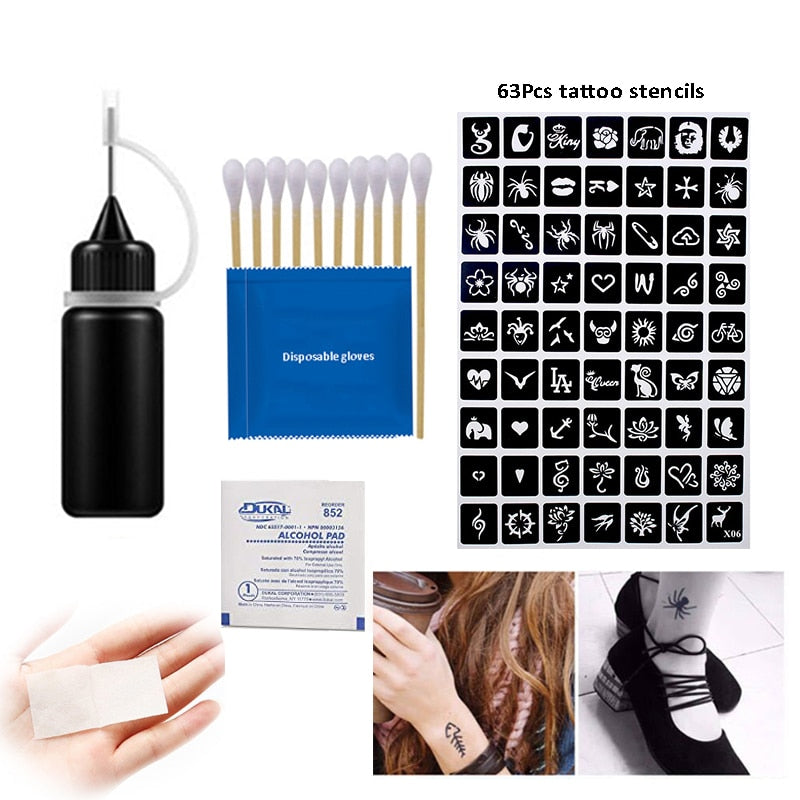 Easy Apply Henna Tattoo Set - Befez