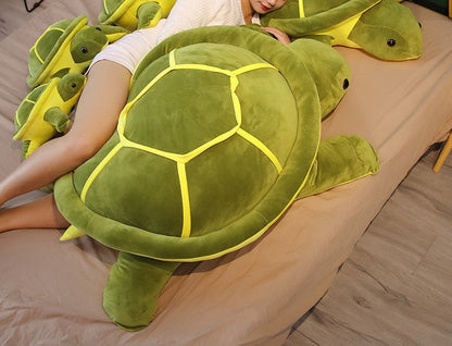 Cute Ocean Turtle Squishy Throw Pillow