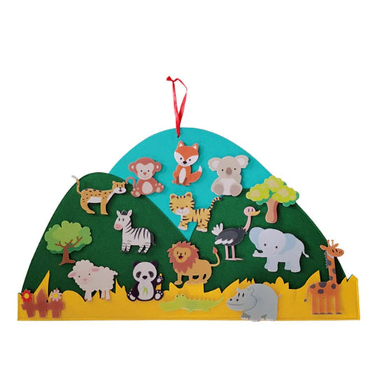 Colorful Felt Animal Decorations - Befez