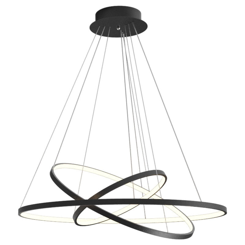 Circle Crystal Pendant Light