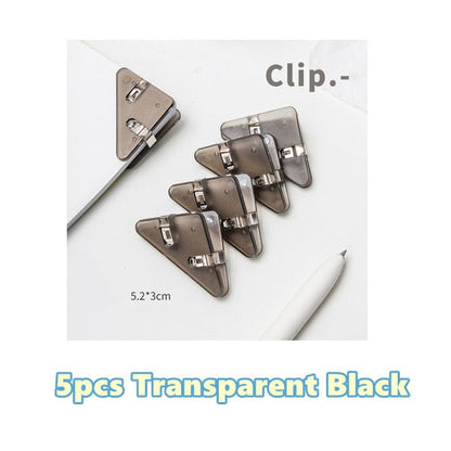 Colorful Page Triangle Bookmark Clip