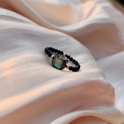 Lucky Charm Gold Cat Ring