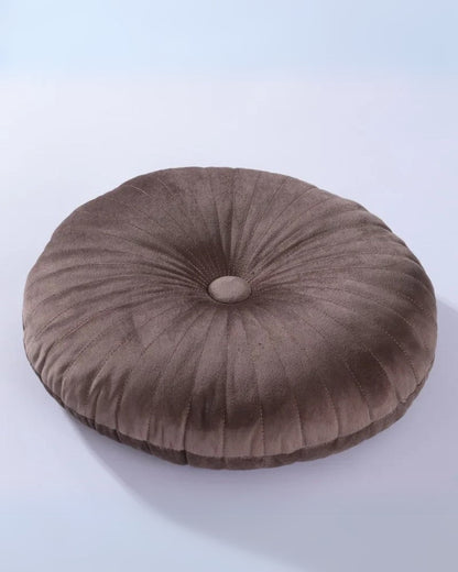 Stylish Round Pillow in Contemporary Style