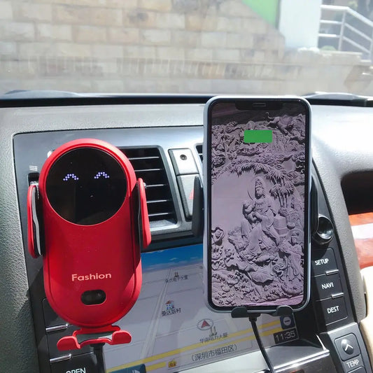 Compact Wireless Car Charger with Auto Sensor - Befez