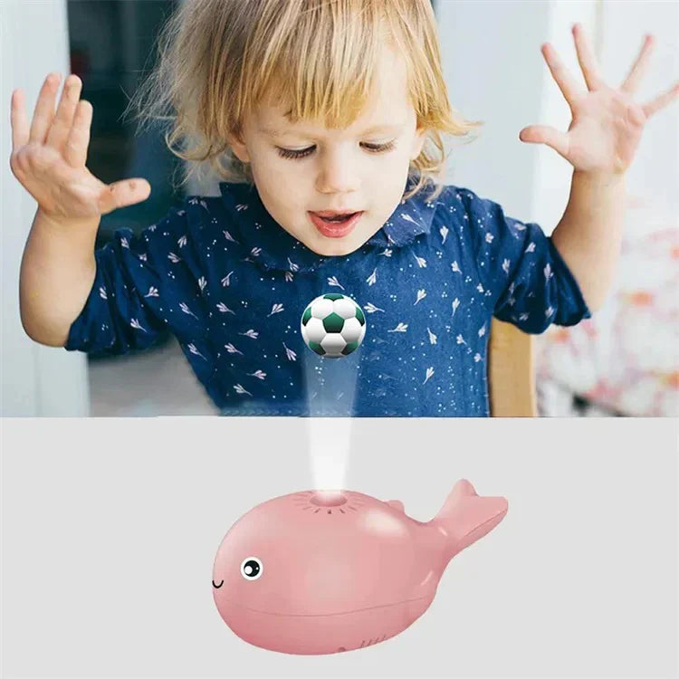 Colorful Whale Bath Toy with Floating Ball