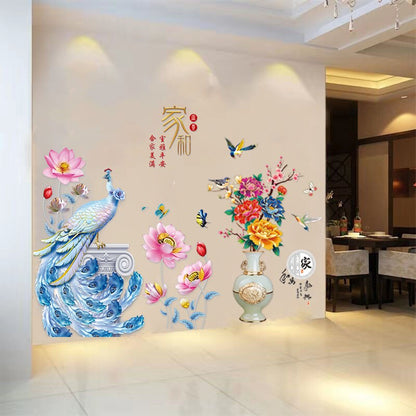 Colorful Floral Wall Decal Sticker