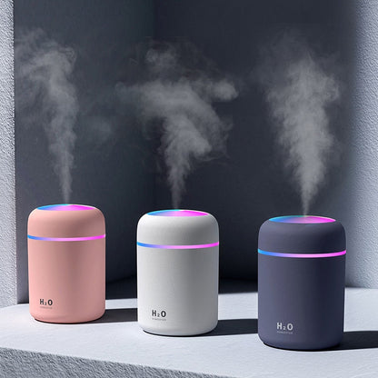 Compact Cool Mist Humidifier with LED Night Light