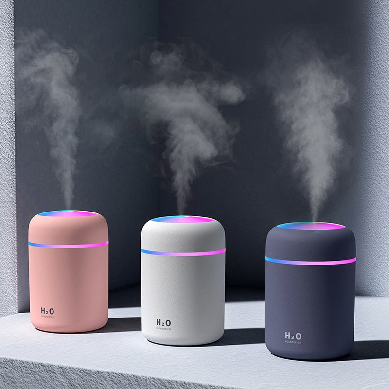 Cool Mist Air Humidifier with Colorful Night Light