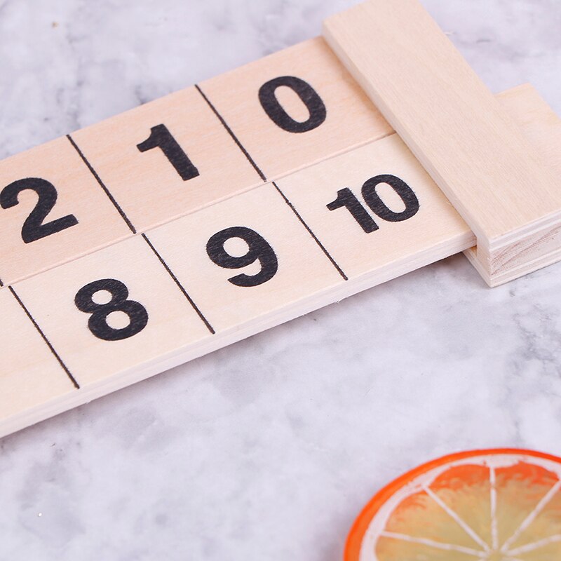 Fun Interactive Wooden Math Puzzle Toy