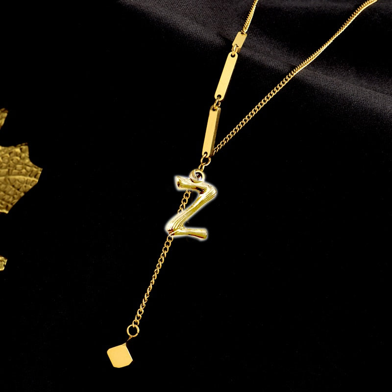 Personalized Initials Heart Necklace