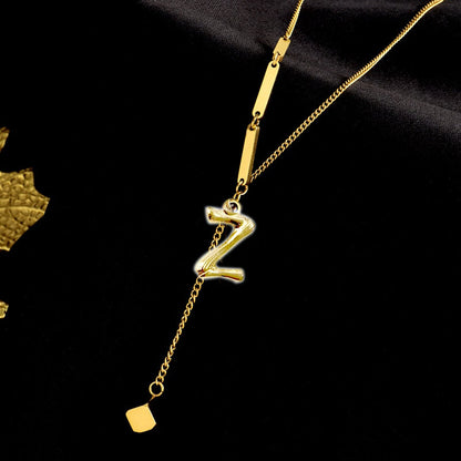 Personalized Initials Heart Necklace