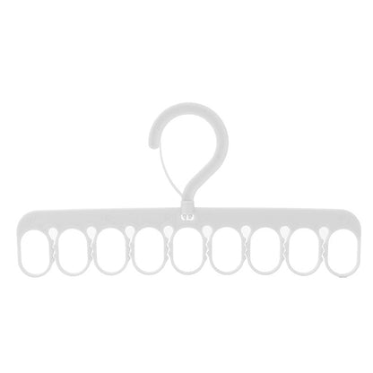 Space Saving Folding Multi Hook Hanger Rack