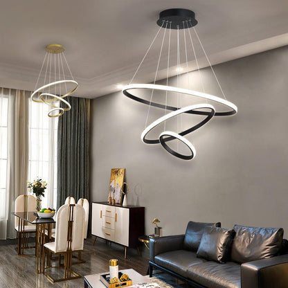 Modern Spiral Pendant Light