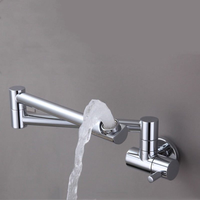 Space-Saving Foldable Kitchen Faucet