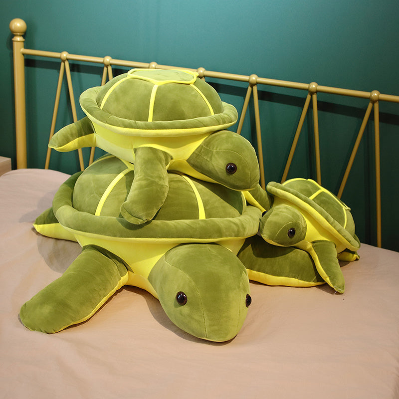 Cute Ocean Turtle Squishy Throw Pillow