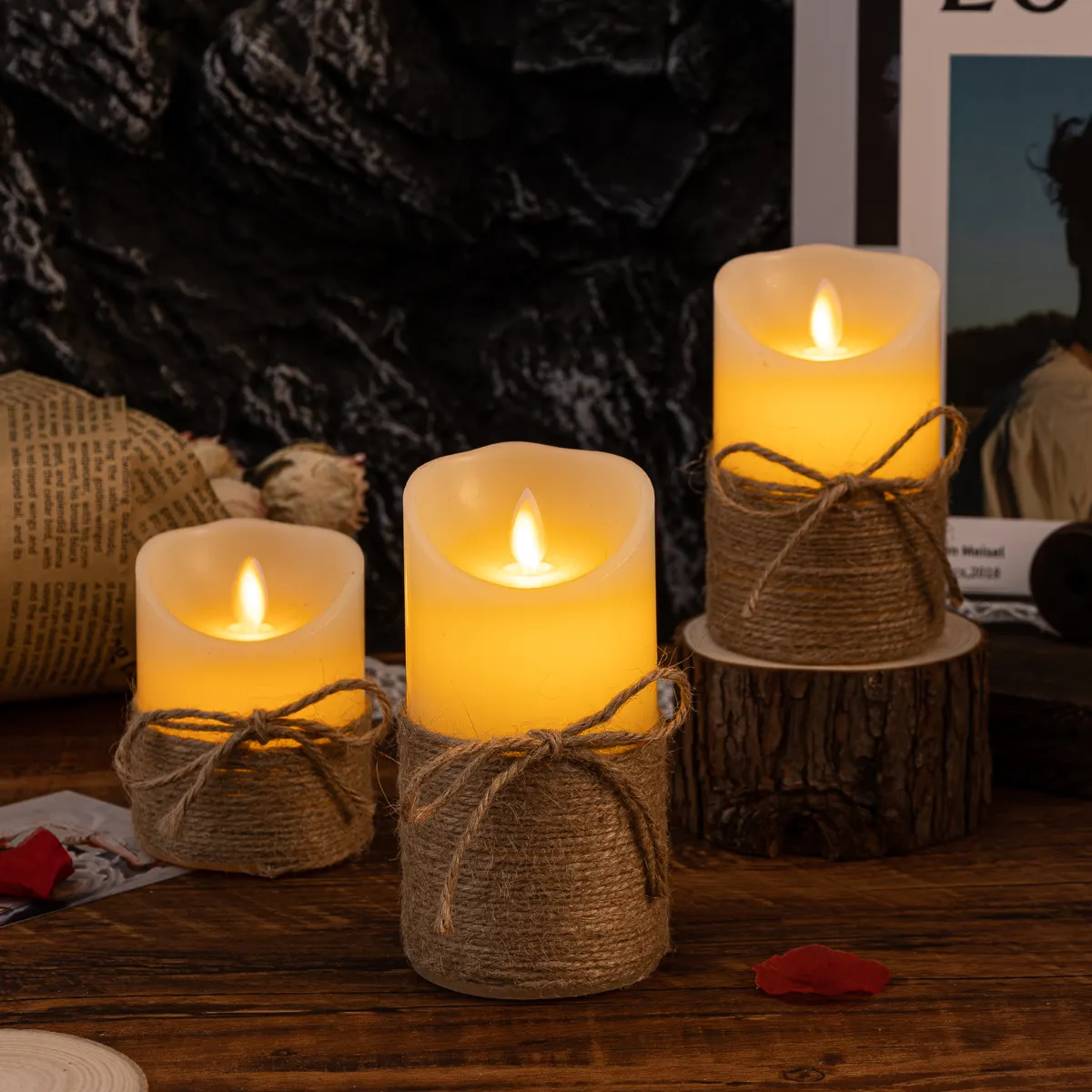 Safe Electric Block Candles