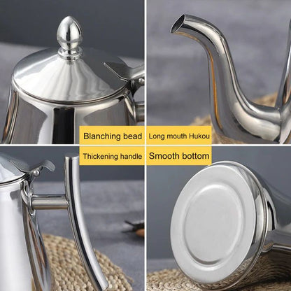 Fast Boil Induction Kettle with Filter - Stainless Steel Teapot