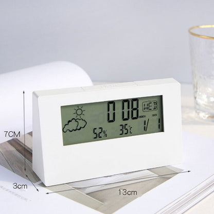 Clear Glass Digital Table Clock