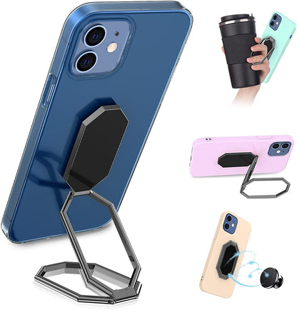 Sturdy Metal Phone Stand with 8-Sided Base