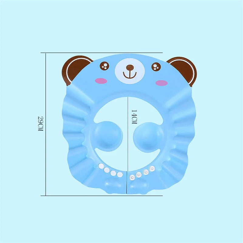 Soft Baby Ear and Face Guard for Bath Time