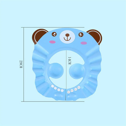 Soft Baby Ear and Face Guard for Bath Time