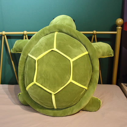 Cute Ocean Turtle Squishy Throw Pillow