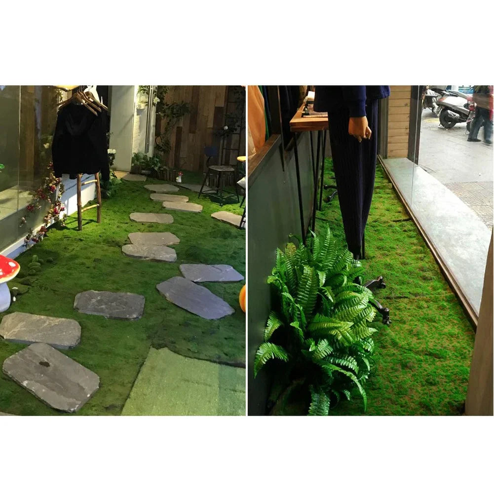 Realistic Fake Grass Indoor Outdoor Turf Mat