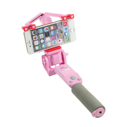 Compact Bluetooth Selfie Stick with 360 Rotation