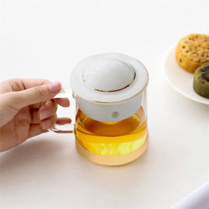 Astronomic Planet Pattern Ceramic Teapot